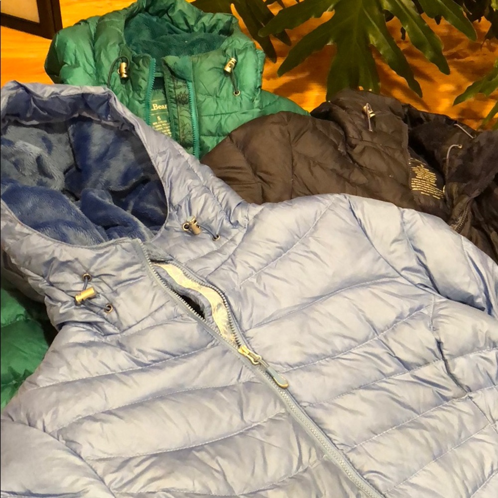 Bundle of 3 LLBean parkas size women’s Small